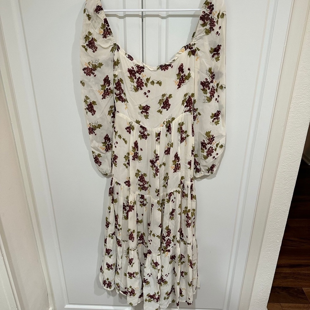 Reformation Kellie Maxi Midi Dress Grapevine Size XS US 0 - Picture 5 of 10